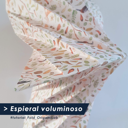 origami espiral wall decor tutoriales de origami gratis fold_origamilab