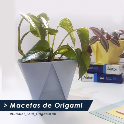 maceta origami tutoriales de origami gratis fold_origamilab autor en papel