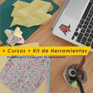 curso de origami online y kit de herramientas